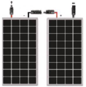 Solar panel wired in SERIES