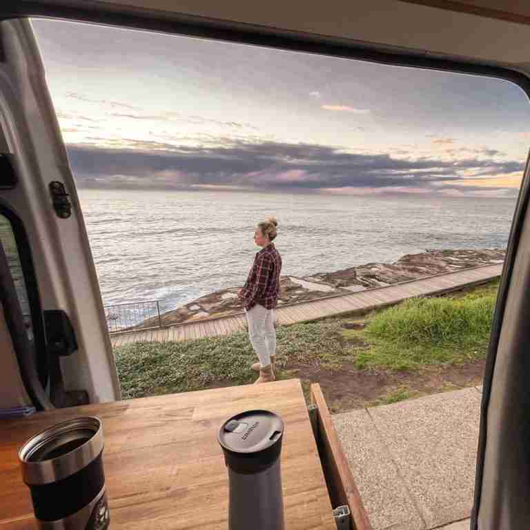 Stealth Camping at a beach