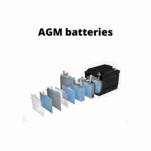 Diagram of a AGM battery