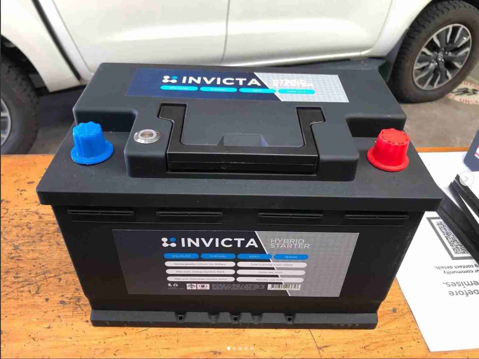 Invicta 100 amp Battery