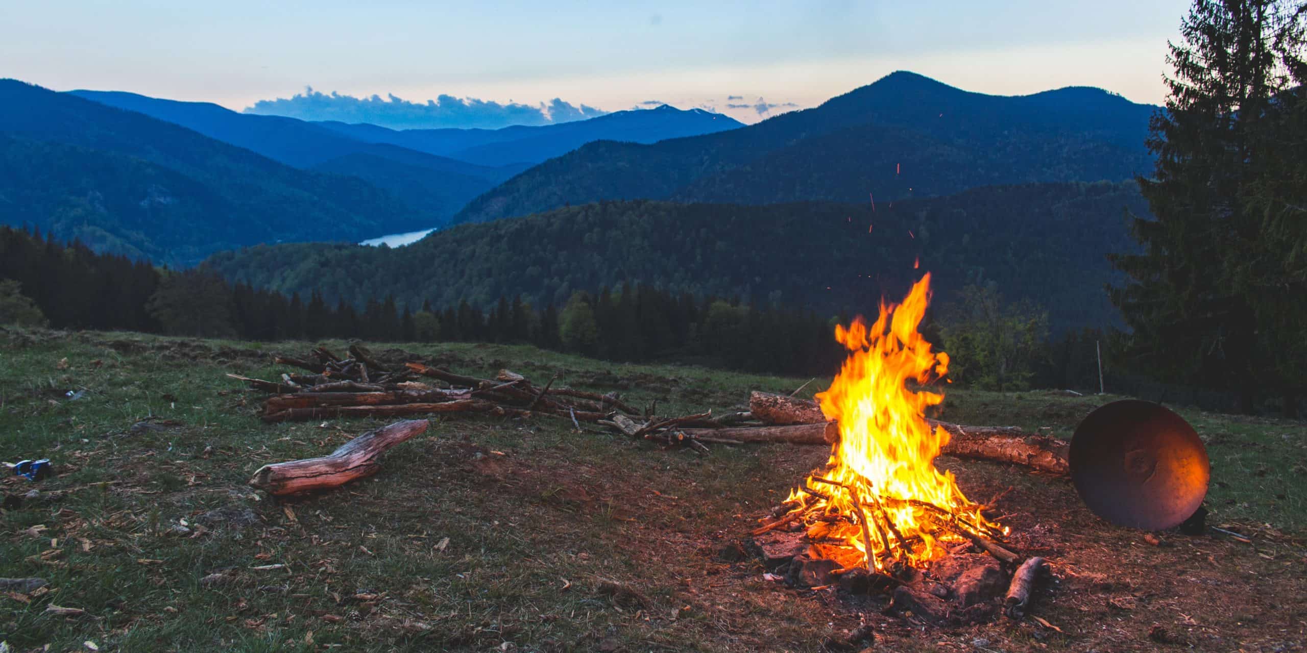 Camp Fire in the bush