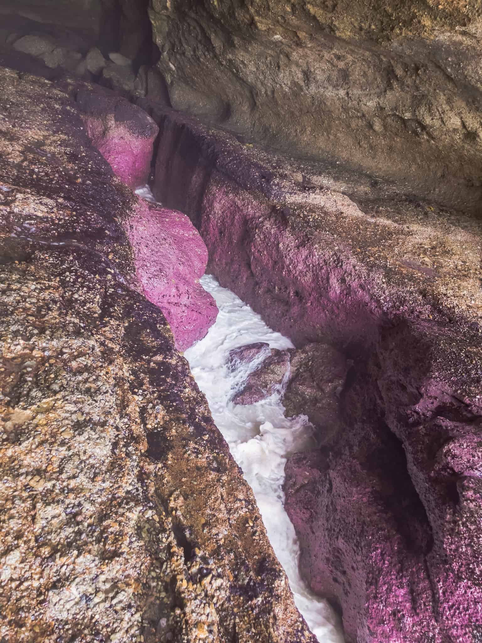 Inside the Pick caves,