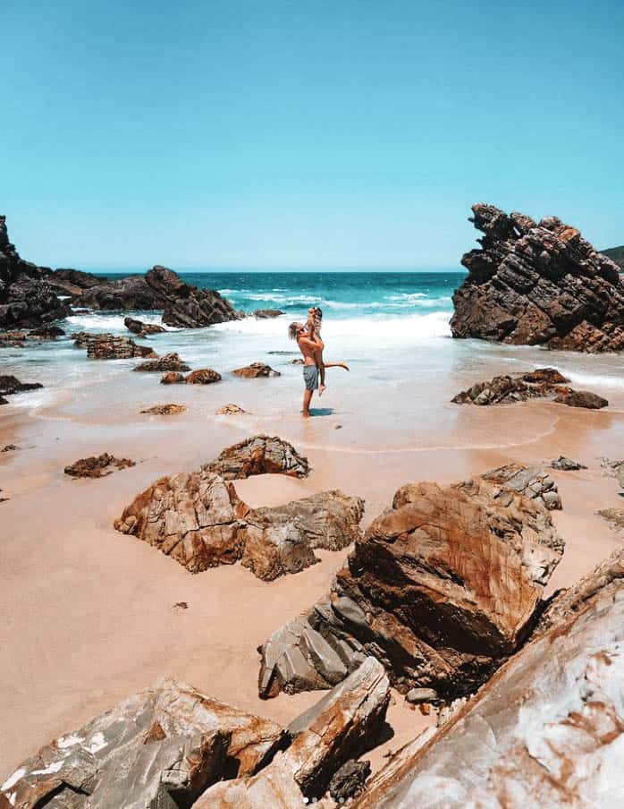 Couple at Burgess Beach