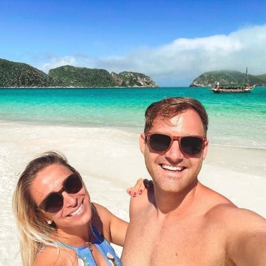 Dani and Wade At the beach