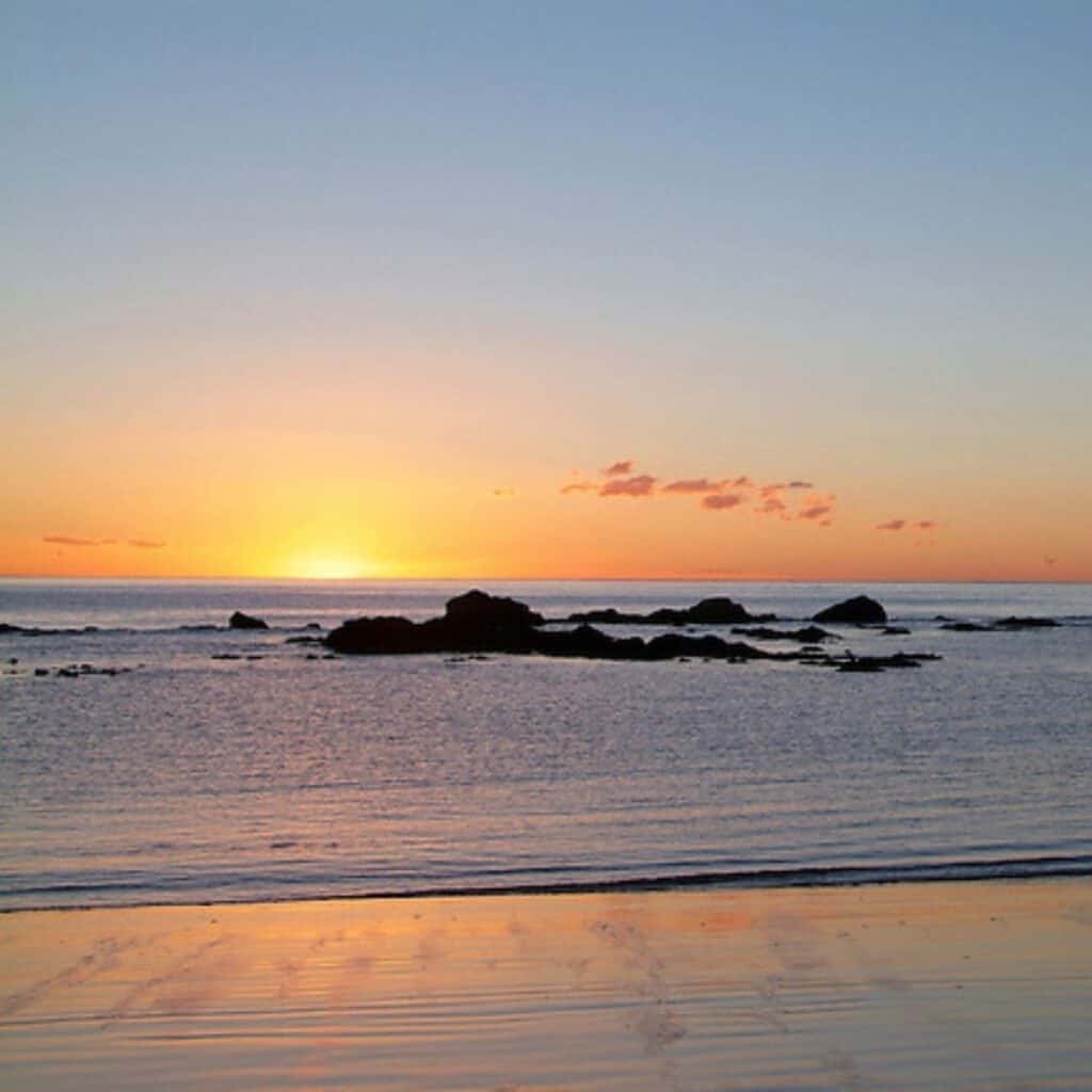 Sunrise at Shelly beach, Port Macquarie 
