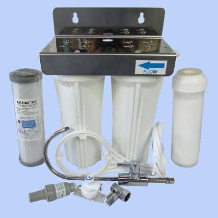 Undersink water filter set