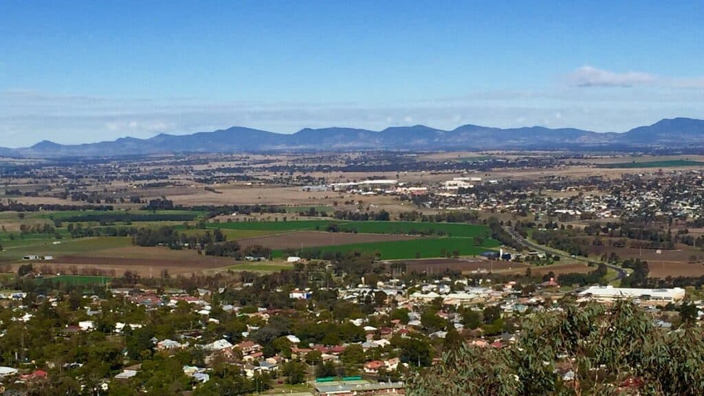 Shot from look our Oxley Scenic Lookout