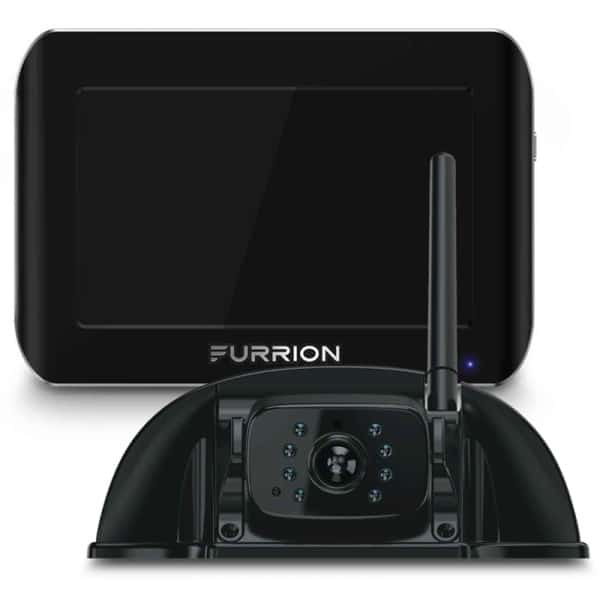 Product shot of the Furrion Vision S Rear Vision Camera & 7-inch Display Kit