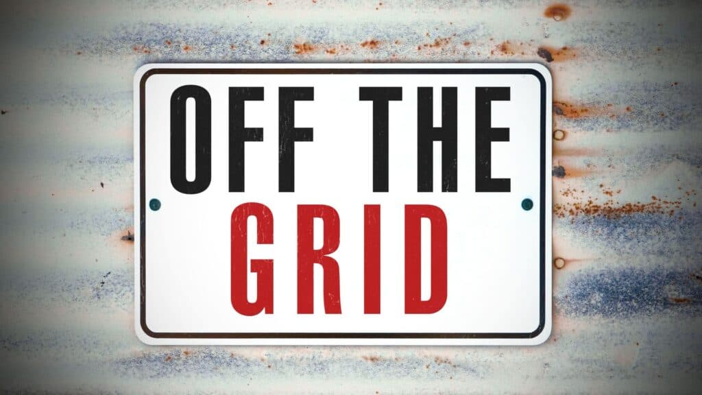 Off the Grid Sign