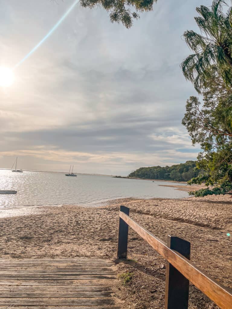 Walk way down to 1770 Beach in QLD