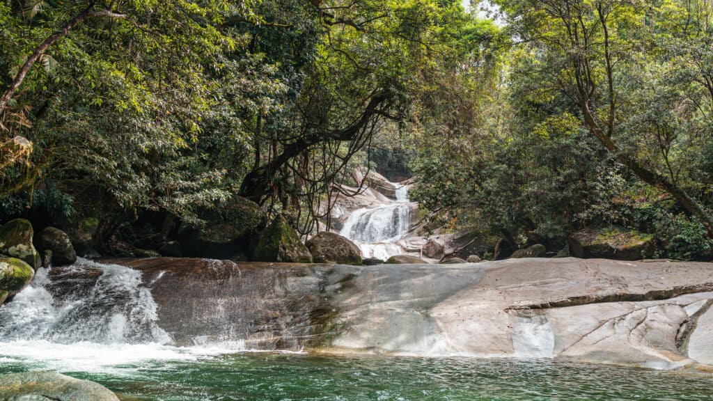 Middle Waterfall at Josephine Falls