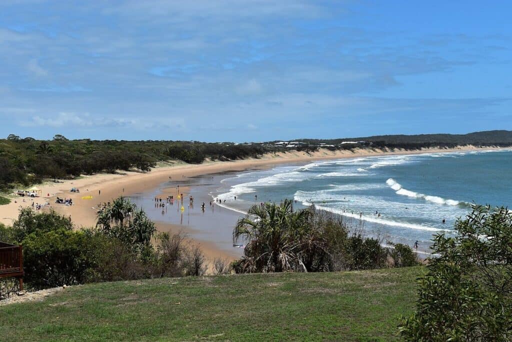 Beach shot over Agnes Water Beach