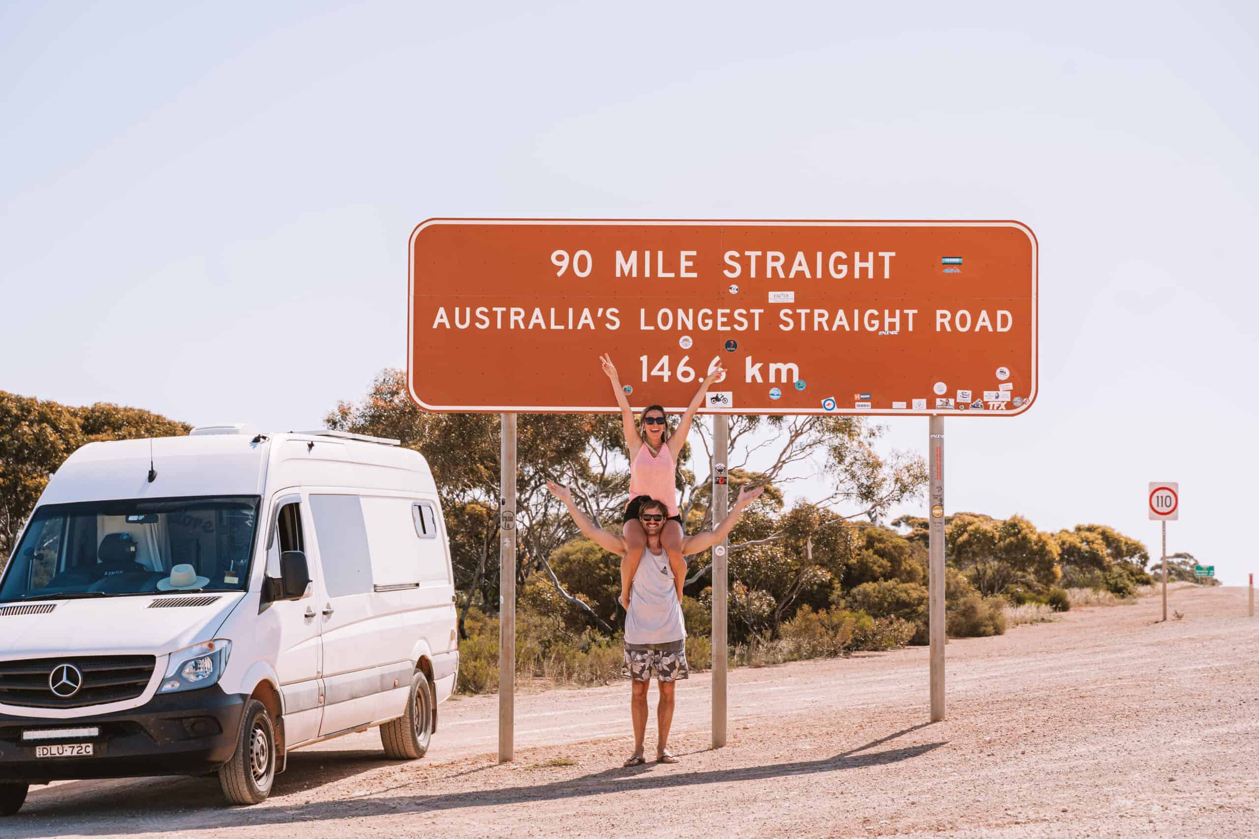 Nullarbor 90 Mile Stretch Sign