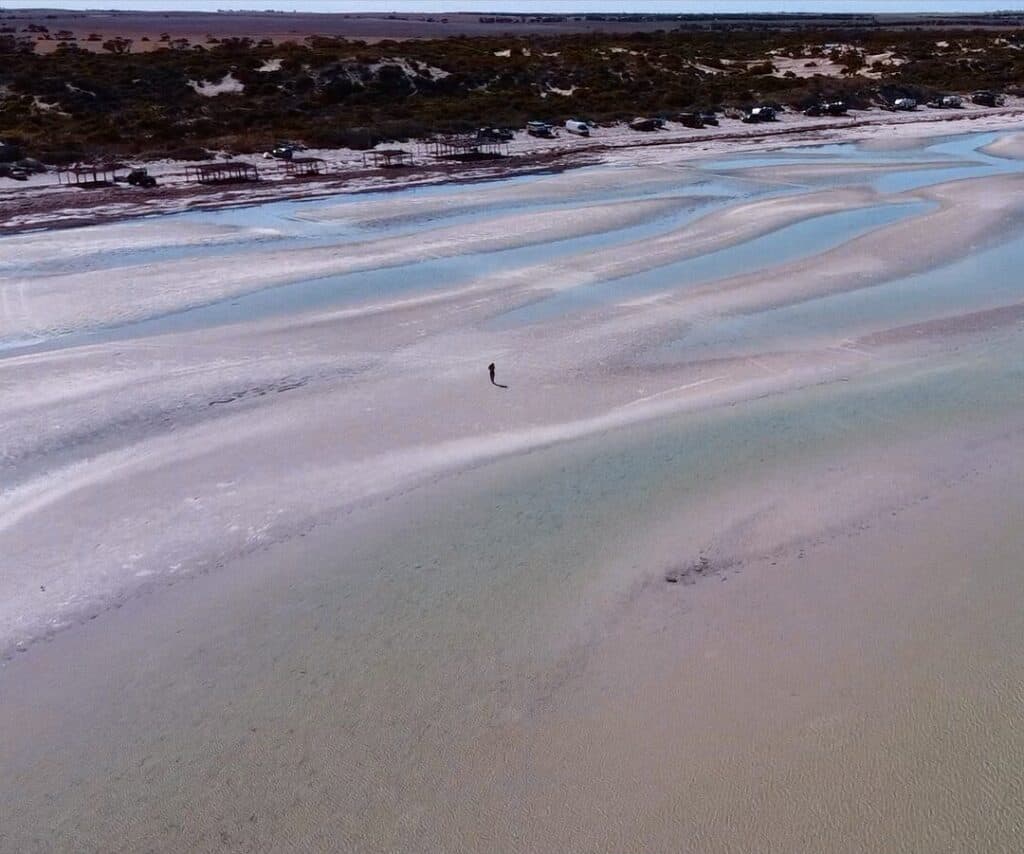 Done shot of Perlubie beach