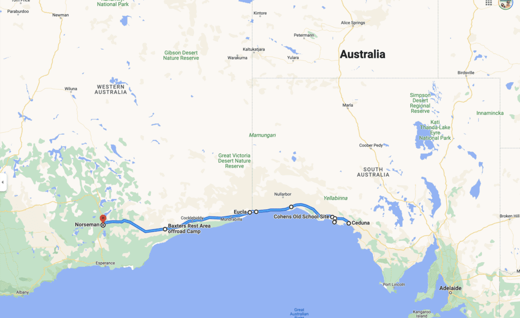 nullarbor road trip