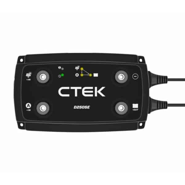 Product shot of the CTEK D250SE 12V 20A DC-DC Battery Charger