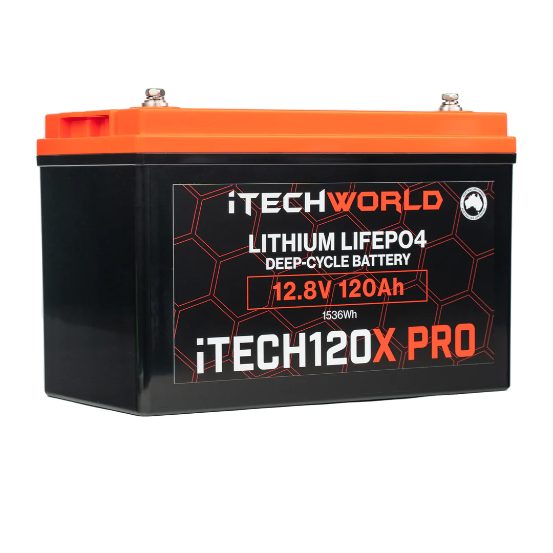 Product Shot of the iTECH120X-PRO-Lithium-Battery-Australia_1080x