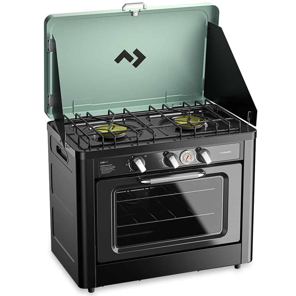 Product shot of the Dometic CSO103 Portable Gas Stove & Oven