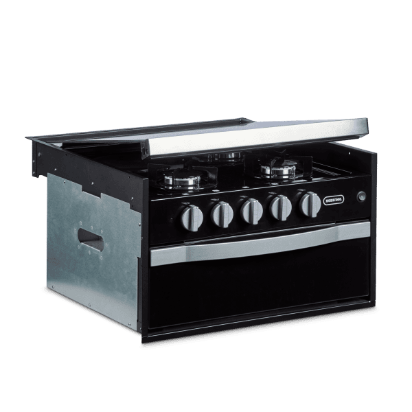 product shot of the Dometic MC102 Grill & 3+1 Gas:Electric Hob