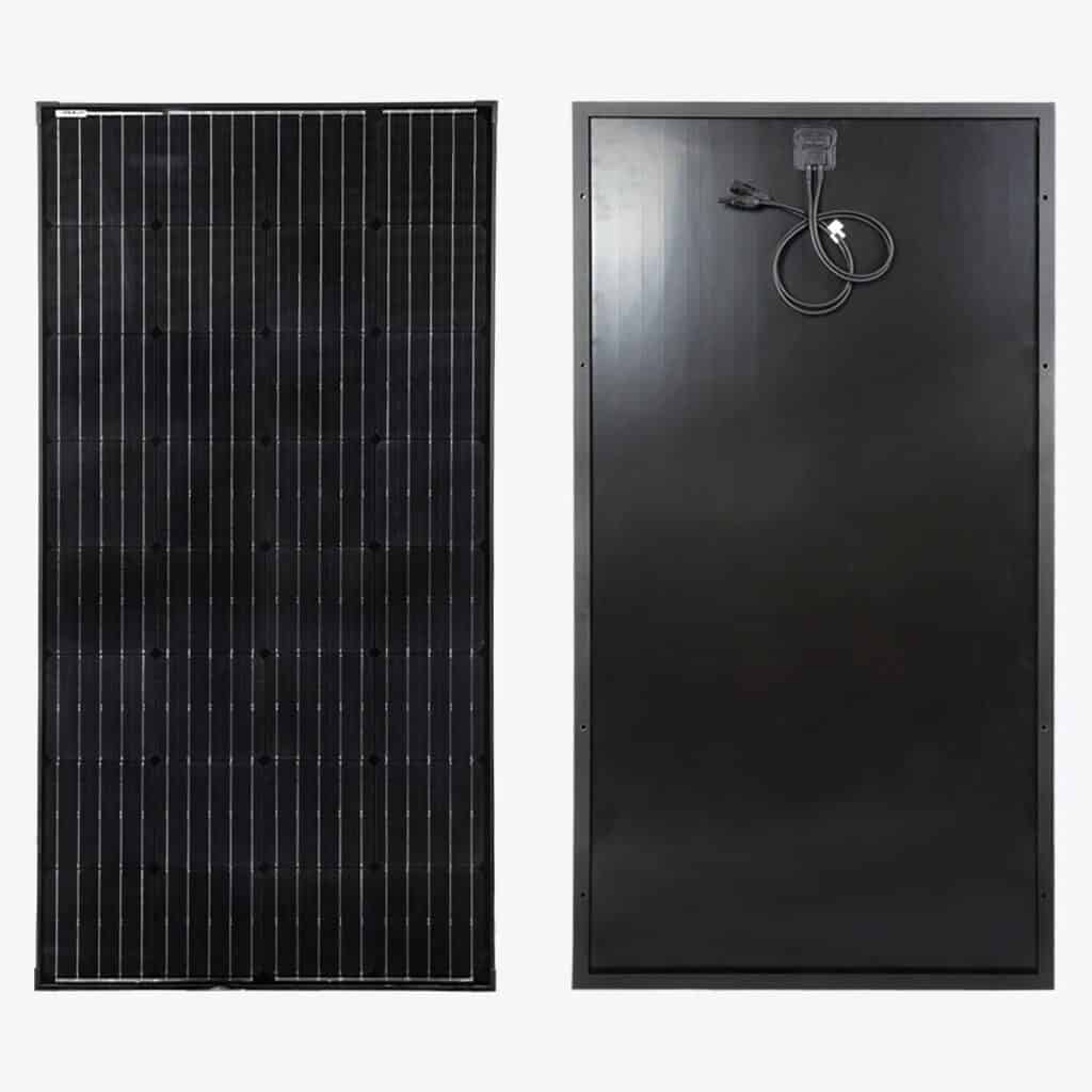 Product shot of the Hardkorr 170W Fixed Solar Panel