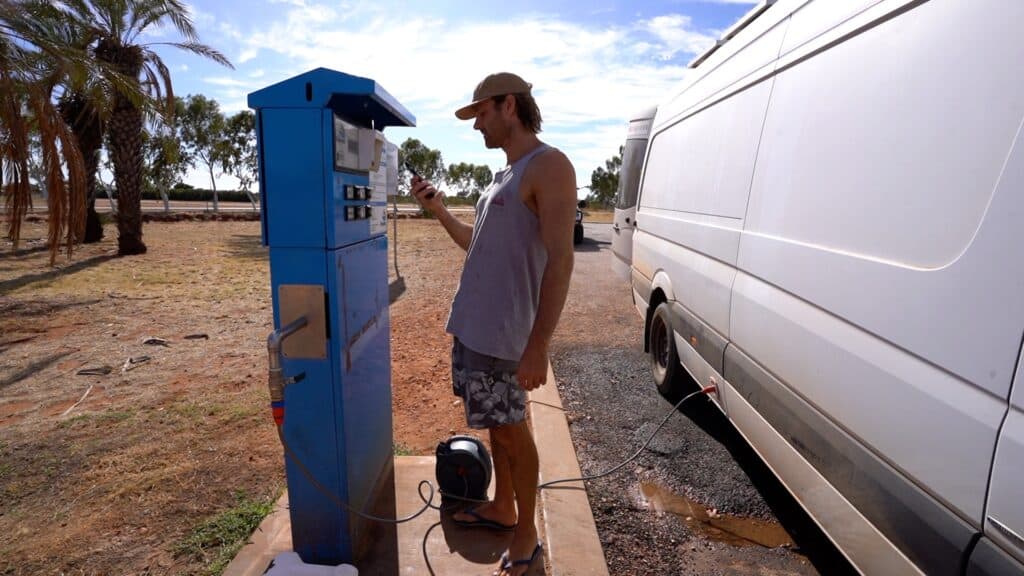 Water Filling Station in Exmouth