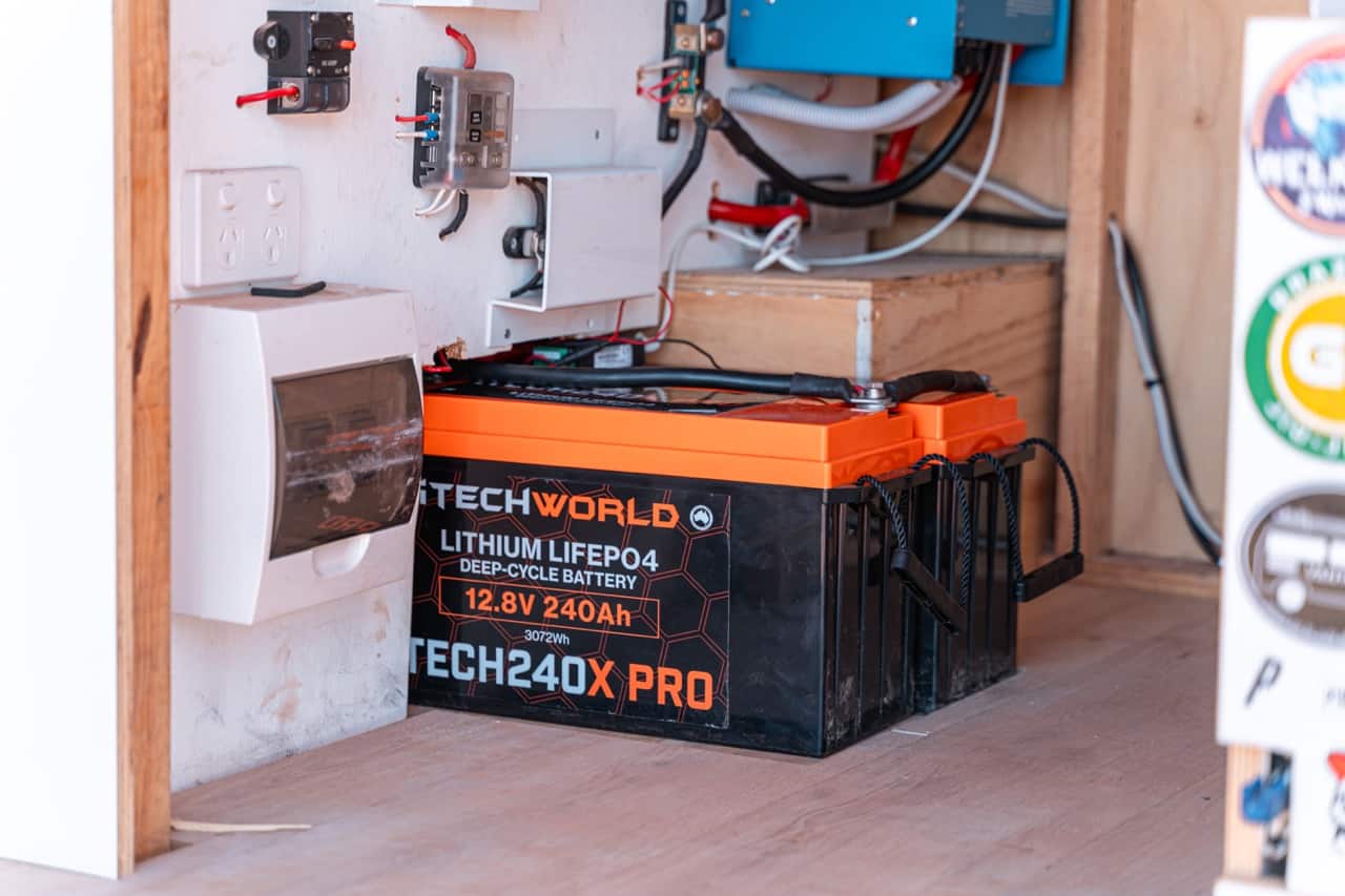 Itechworld 240x Pro Lithium Batteries installed in our camper van