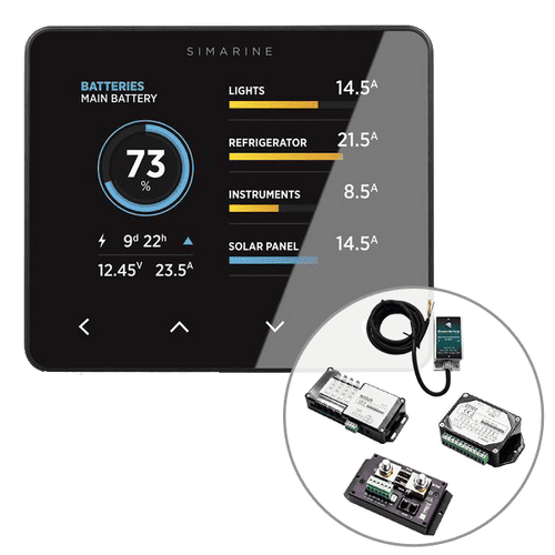 Product shot of the  Simarine by Enerdrive