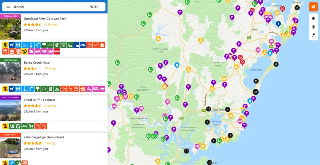 A Map of how wiki camps works