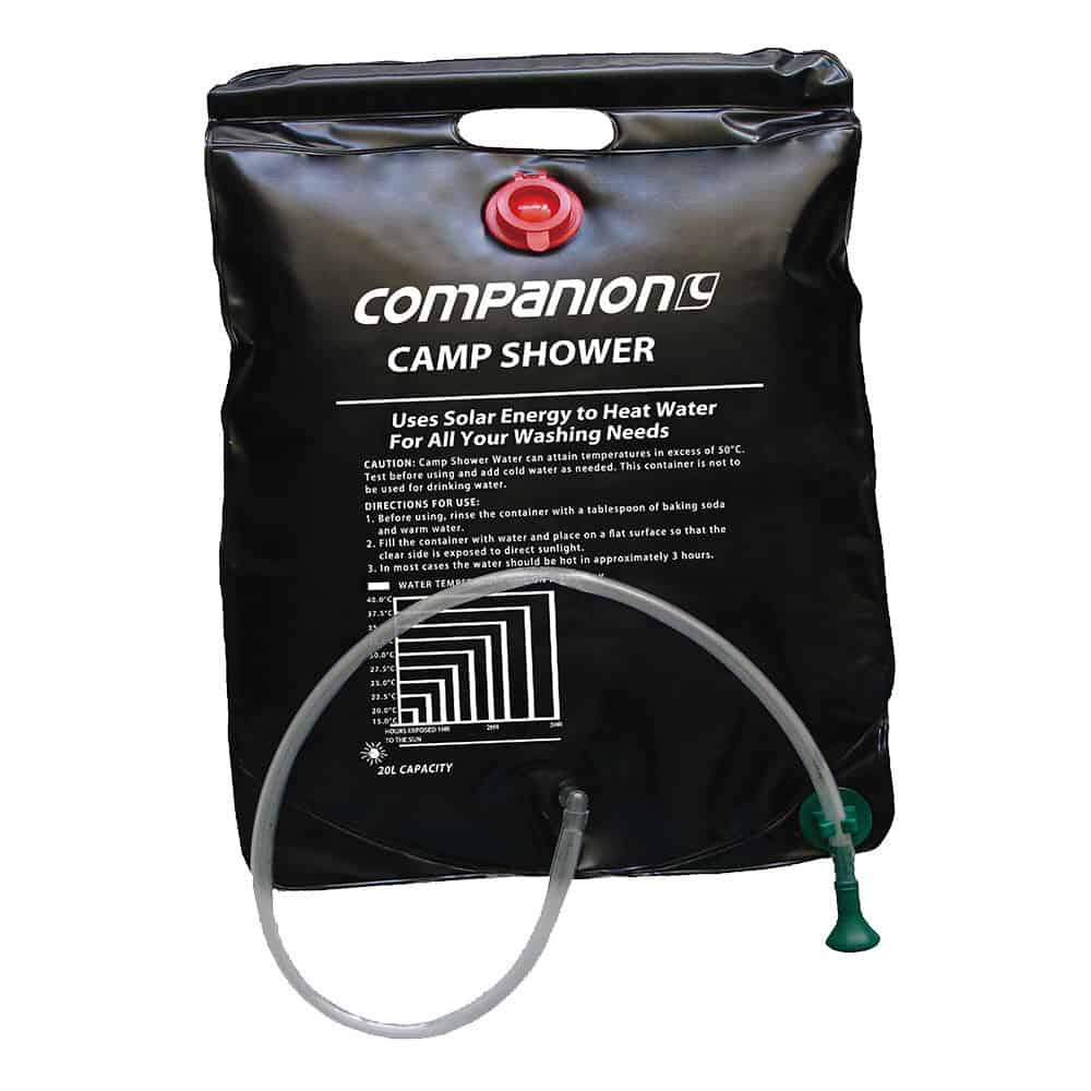 Product shot of the Companion Solar Shower
