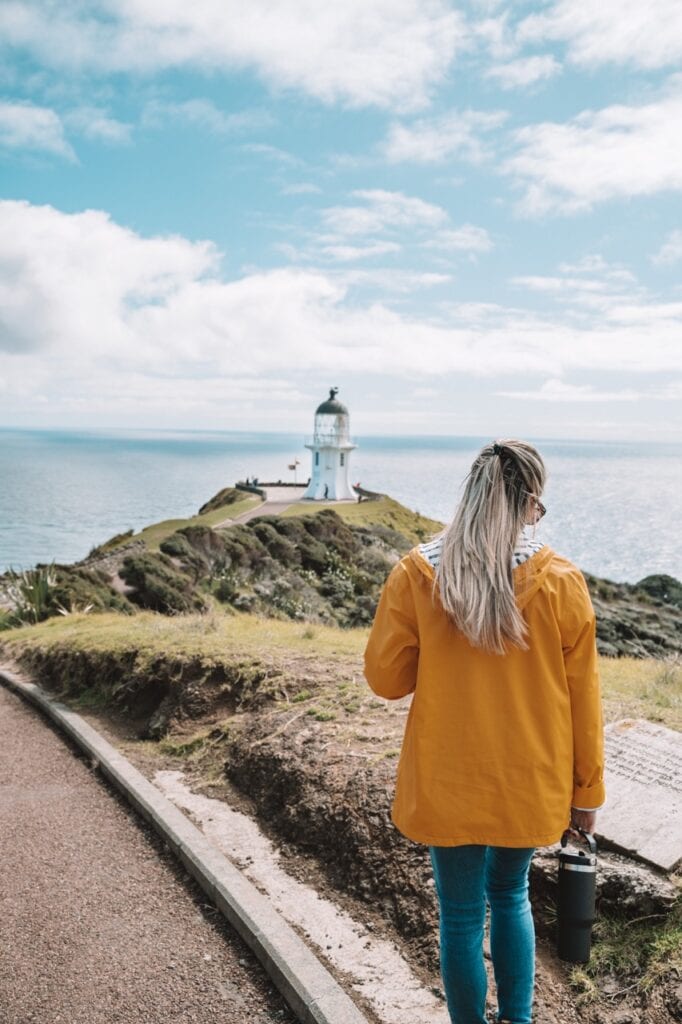 Dani at Cape Reinga light house